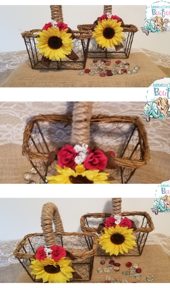 Burlap Rose's and Sunflower Wedding - Picture 4 of 8